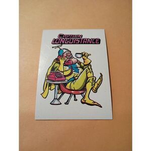 1983 General Mills Zero Hero Trading Card Sticker #38 Captain Long Distance